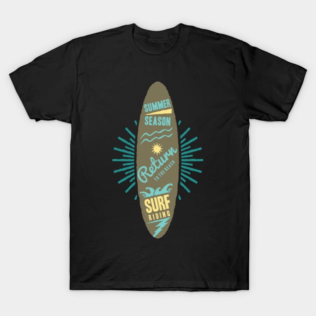 Surf Riding T-Shirt by Jenex